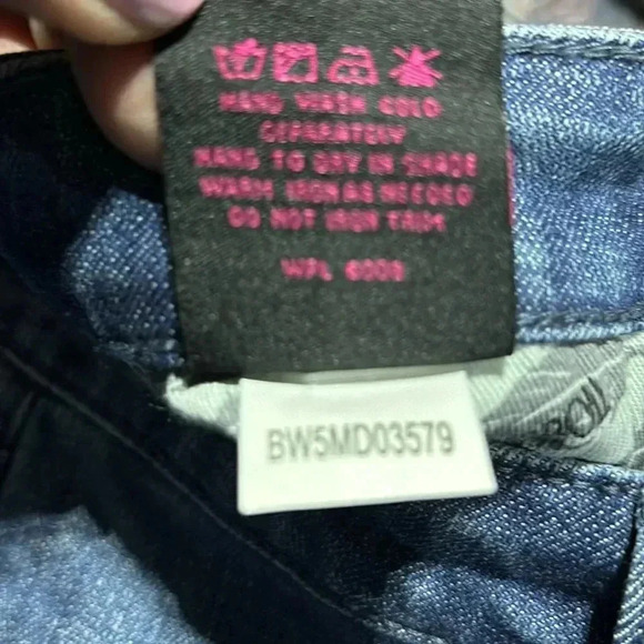 Rock&Roll Midrise denim/trouser,embroidered/studded,flare bell bottom jeans - Picture 12 of 13